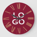 Buscar burdeos relojes de pared Rojo oscuro