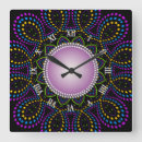 Buscar colores neón de relojes de pared Psicodélico