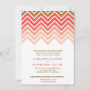 Buscar chevron invitaciones Rosa