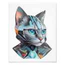 Buscar gato geométrico posters Gatito
