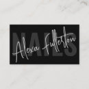 Buscar nail tech tarjetas de visita Manicurista