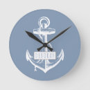 Buscar ancla azul relojes de pared Nombre