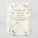 Buscar verde amarillo invitaciones Acuarela