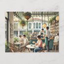 Buscar painting postales Café