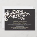 Buscar ébano invitaciones Blanco y negro