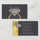 Buscar anillo compromiso de tarjetas de visita Diamante