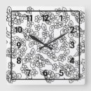 Buscar drawing relojes de pared Flower