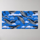 Buscar ballena azul posters Abstracto