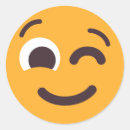 Buscar guiño pegatinas Sonriente