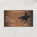 Buscar estilo occidental tarjetas de visita Vaquero