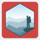 Buscar senderismo pegatinas Montaña