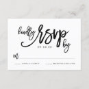 Buscar boda tarjetas rsvp Blanco