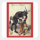Buscar krampus pegatinas Navidad vintage