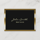 Buscar profesor tarjetas de visita Piano