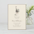 Buscar safari invitaciones baby shower Jirafa