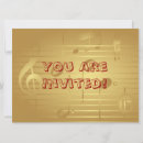Buscar music 16x22 invitaciones Fiesta