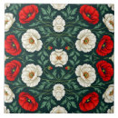 Buscar amapolas blancas azulejos Para ella