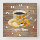 Buscar tiempo del café relojes de pared Lindo