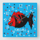 Buscar fantasía relojes de pared Pescados