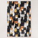 Buscar gatos blancos y negros puzzles 9 º gata