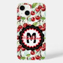 Buscar fruta roja iphone fundas Patrón de cereza