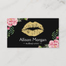 Buscar labios tarjetas de visita Salón