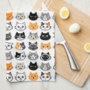 Buscar gatos paños de cocina Graciosos