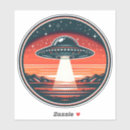 Buscar extraterrestre pegatinas Retro