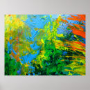 Buscar pintura abstracta amarilla posters Naranja