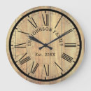 Buscar madera del vintage relojes de pared Números romanos