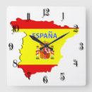 Buscar bandera españa de relojes de pared Patriota