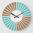 Buscar sunburst relojes de pared Retro