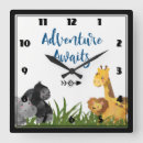 Buscar animales la selva de relojes de pared León