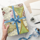 Buscar viejo papel de regalo Mapa