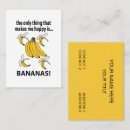 Buscar banana tarjetas de visita Divertido