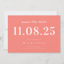 Buscar coral 13x18 invitaciones Simple