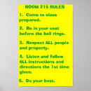 Buscar reglas de clase posters Escuela