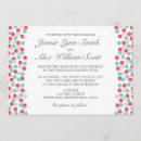 Buscar turquesa y coral invitaciones Azul