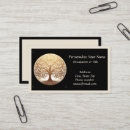 Buscar árbol la vida de tarjetas de visita Elegante