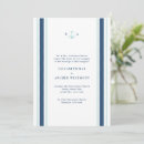 Buscar costero boda invitaciones Azul marino
