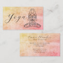 Buscar yoga tarjetas de visita Minimalista
