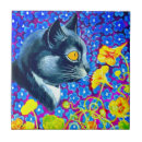 Buscar gatos negros azulejos Lindo