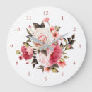 Buscar flores del vintage relojes de pared Para ella
