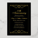 Buscar 50 boda aniversario invitaciones Elegante
