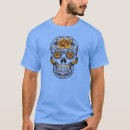 Buscar craneal camisetas Día de los muertos