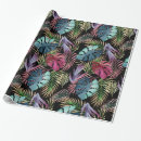 Buscar tropical papel de regalo Botánico