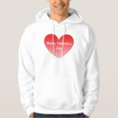 Buscar corazones sudaderas Rojo