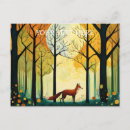 Buscar zorro postales Animal del bosque