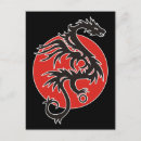 Buscar dragón rojo postales Mítico