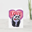 Buscar panda del amor tarjetas Romántico